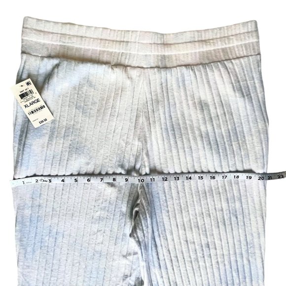 NWT Style & Co Super Soft Ribbed Fuzzy Joggers Light Blue Tie Dye Size XL - Picture 4 of 12